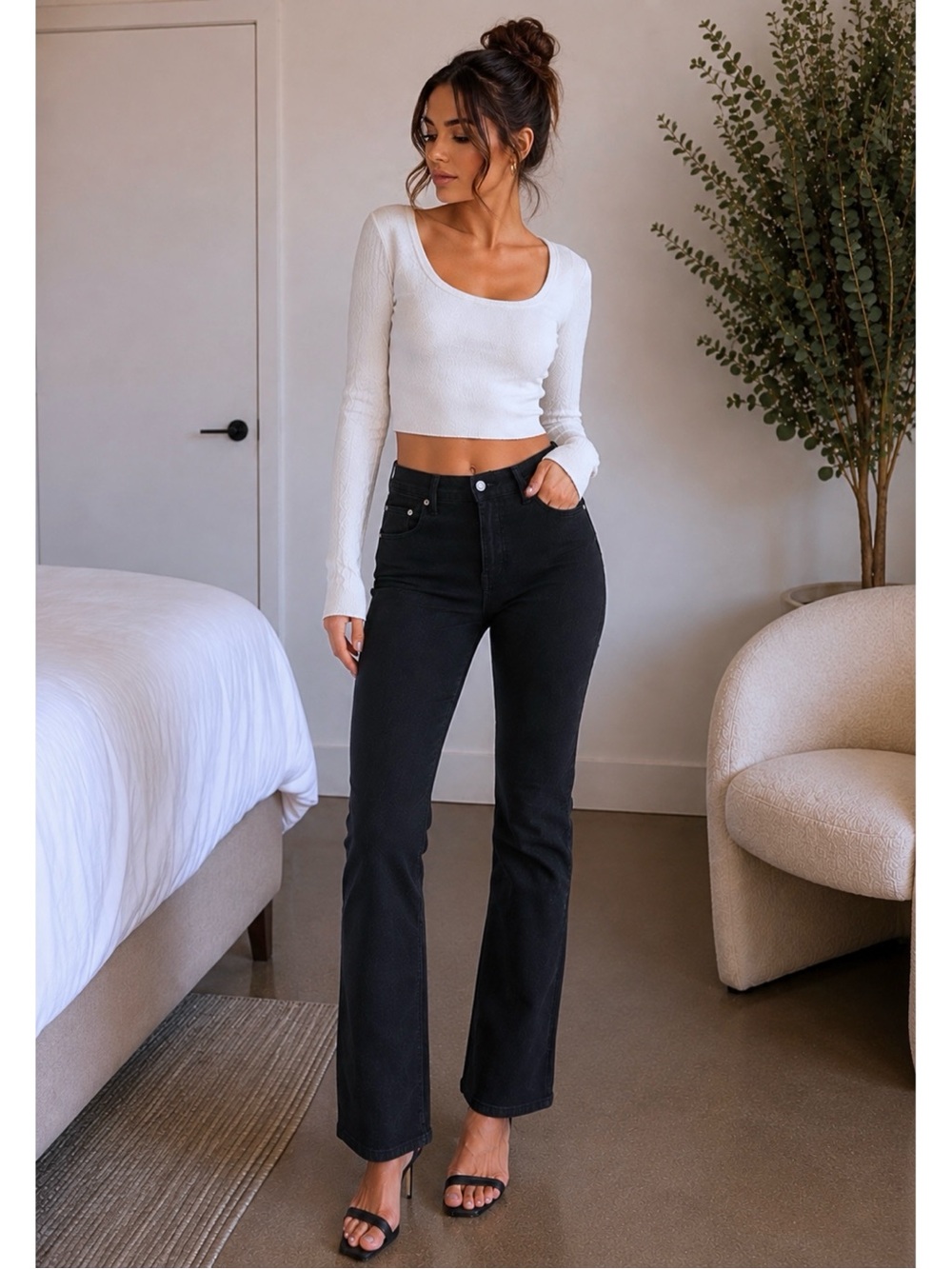 Citizens of Humanity Daphne Stovepipe Jeans 27x28 Inkwell Dark Indigo $228